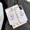 Серый щенок со звездой вращающийся держатель для iPhone17pm Apple 16 чехол для мобильного телефона 15 пленка точка опоры 13 магнитное притяжение
