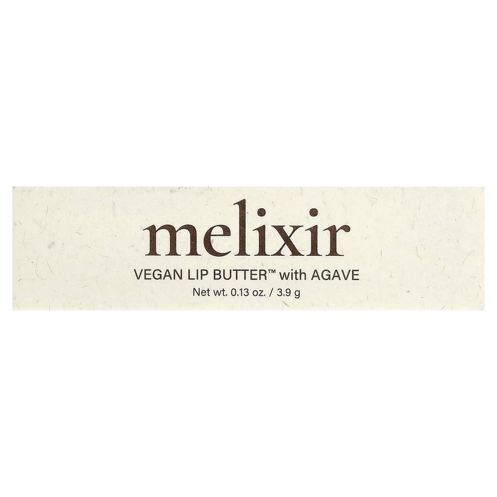 Melixir, Vegan Lip Butter™ with Agave, 01 Agave, 3.9 g (0.13 oz)