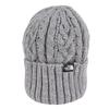The North Face Унисекс Вязаная Коса Холодная Смешанная Свободный Размер Шапка-Бини, Шапка, Погода, Серый,