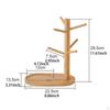 Кофейная кружка дерево, держатель кружки кухонный органайзер столешница многофункциональная стойка деревянная для дома