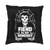 Misfits Хоррор Панк-Рок Группа Хэллоуин Наволочка для Дивана Роскошная Наволочка Бархатная Наволочка