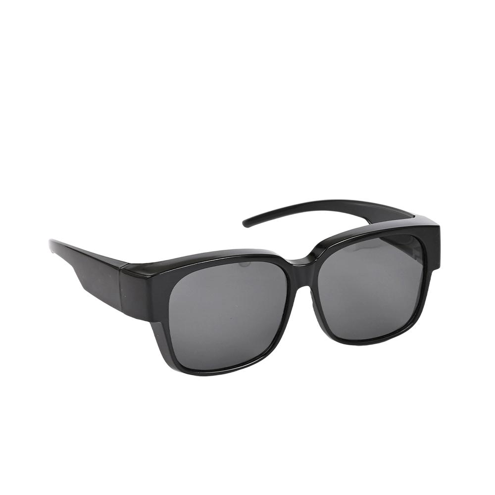 VOPHA Fit-Over Glasses Retro Oversized Square Night Vision Sunglasses, V400 Protection, Stylish for Outdoor Sports Driving T02