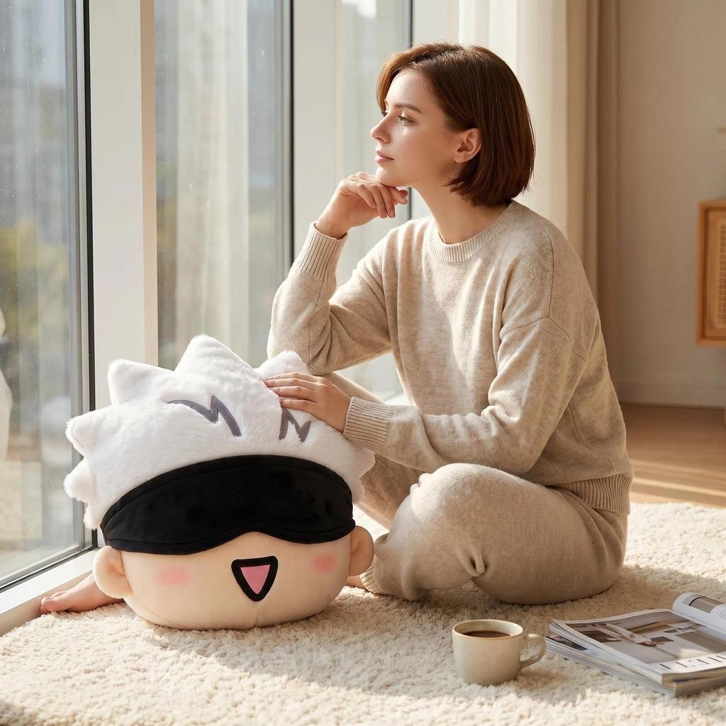 Jujutsu Kaisen merchandise plush toy cute Satoru Gojo body pillow plush cushion seat cushion car bedroom pillow anime