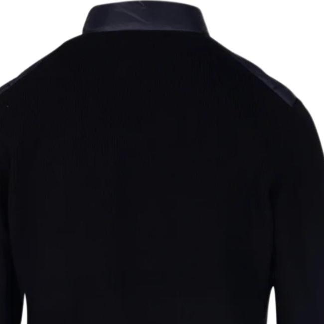 Moncler Goose Down Knit Long Sleeve Zipper Jacket Unisex Jackets Black 9B00028M1367999