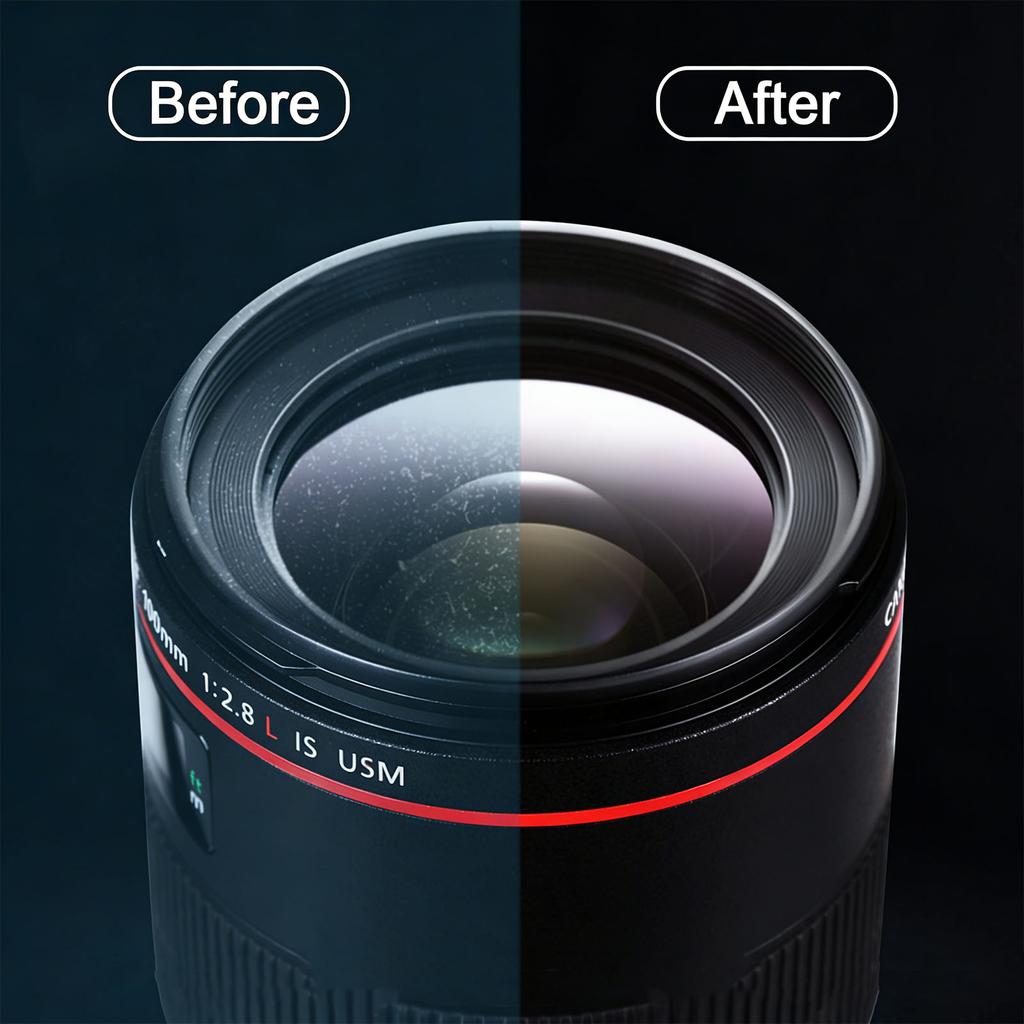 Полный набор для чистки DSLR-камеры из 14 предметов с мягкой щеткой, грушей и чехлом для фотолюбителей