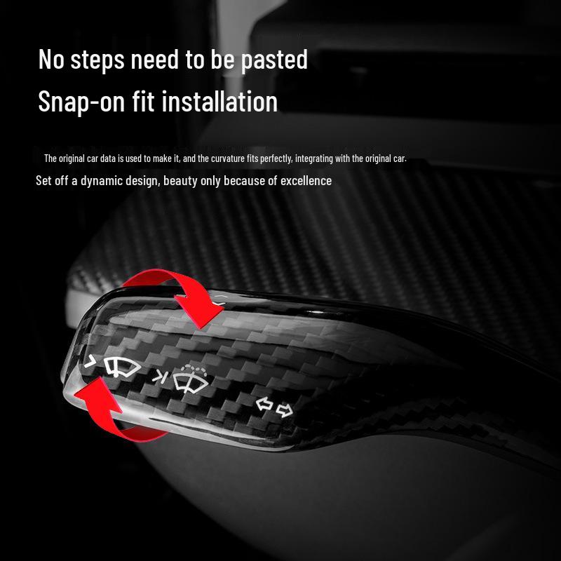 Real Carbon Fiber Center Console Trim for Tesla Model 3/Y