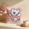 Hot LLine Puppier Cushion Cover Stylish Washable Pillow Cover Ideal for Couch Bedroom Car Decoration
