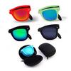 Folding Sport Protection For Men Women Gift Shading Portable Square Sunglass Retro Accessories