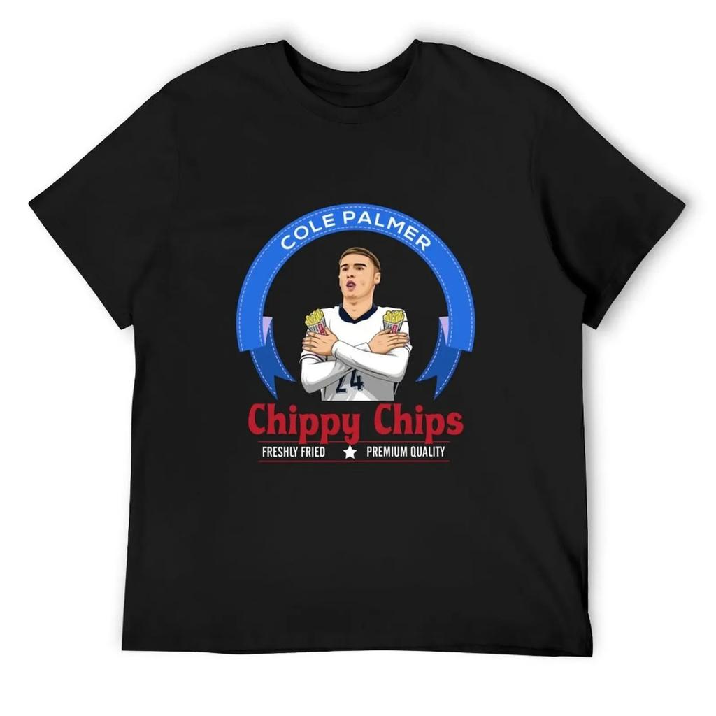 Cole Palmer Chippy Chips Funny T-Shirt man t shirt plain sublime mens t shirts casual stylish