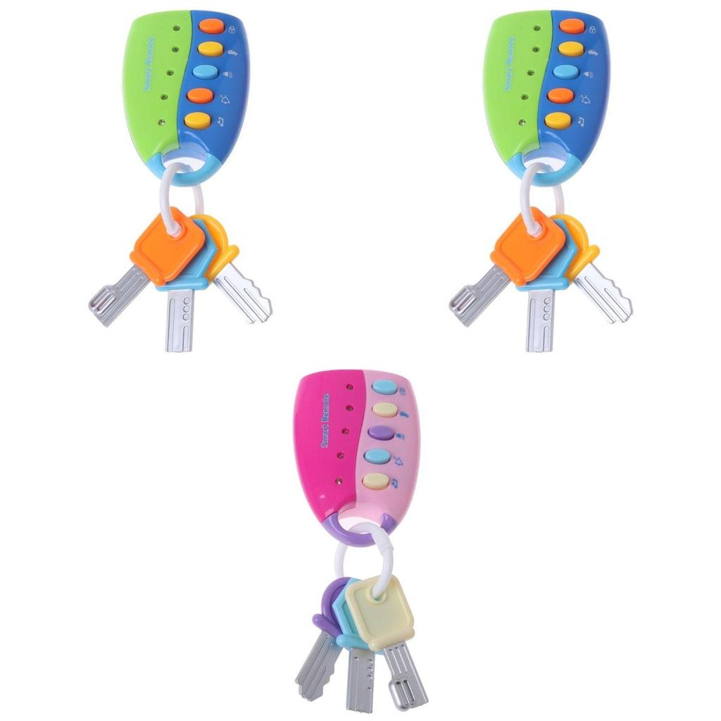 Versatile Baby Musical Smart Remote Car Key Toy With Engaging Voices For Pretend Play