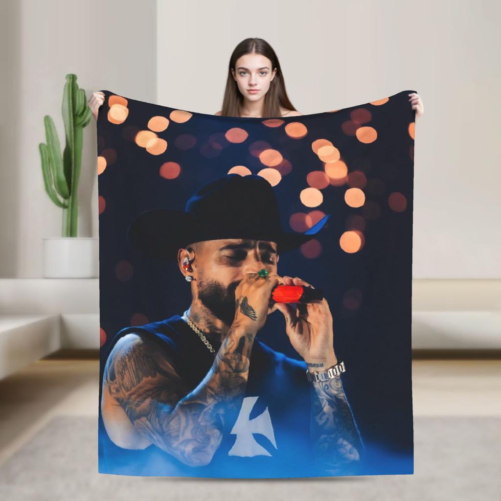 Maluma Rapper  Blanket Quality Soft  Throw Blanket Winter Girls Boys Couch Bed Funny Bedspread