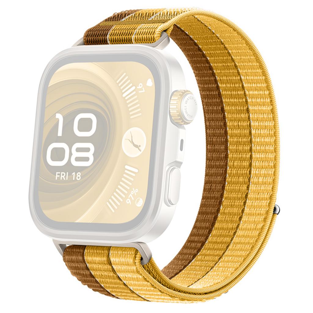 Цветной нейлоновый ремешок-петля для Huawei Watch Fit 4 Pro/Fit 4/Fit 3 с застежкой-липучкой