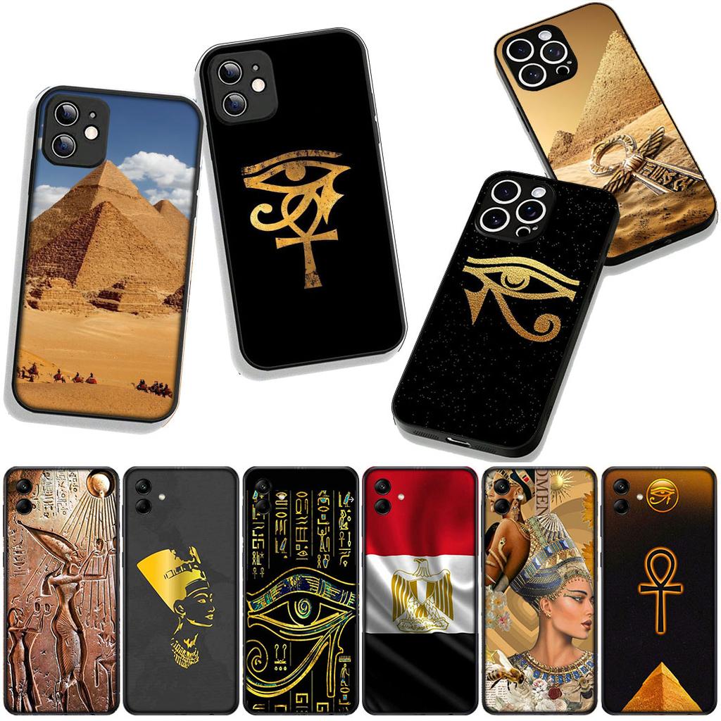Анубис Анх Египет Нефертити Флаг для Samsung Galaxy A25 A37 A57 A12 A14 A31 A50 A51 A70 A71 A72 A21S A04 M15 Note 20 9 8 10 Чехол