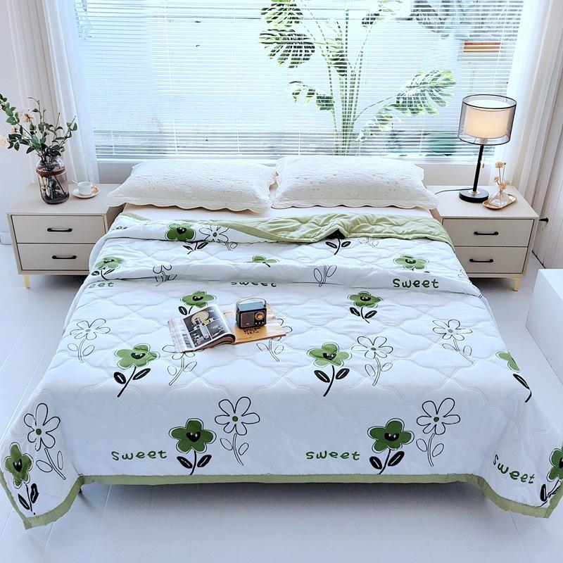 Летнее тонкое одеяло, новое одеяло для кондиционера, подарок, приятный к коже стиранный хлопок, летнее прохладное одеяло