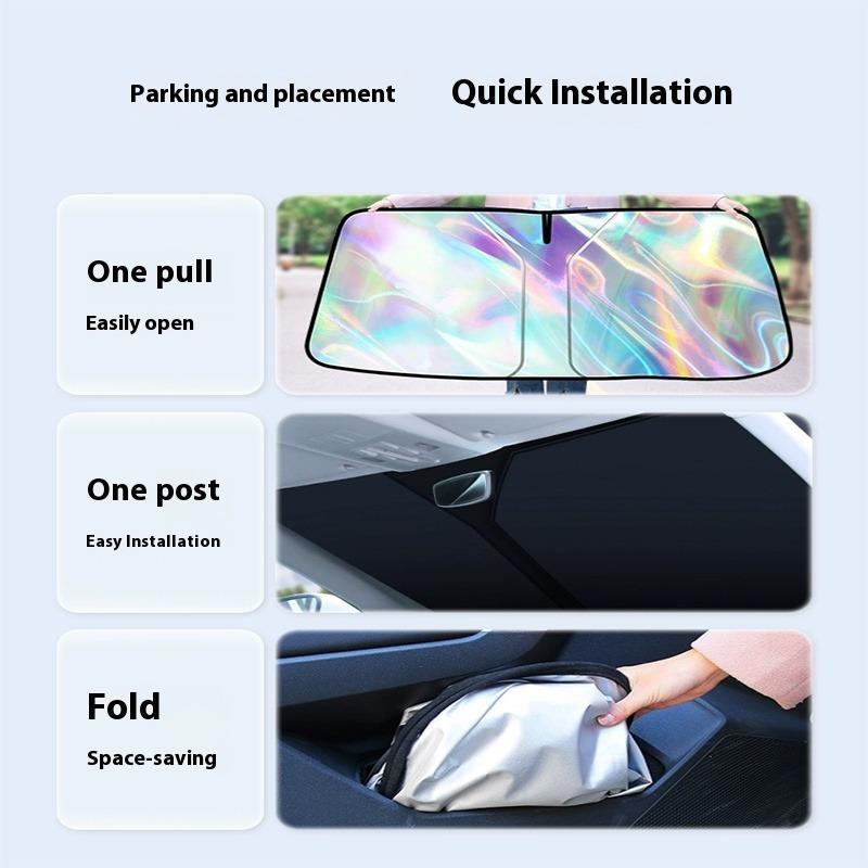 Car Laser Windshield Sun Shade for Toyota CHR 2018-   2024 CH-R Accessories Reflector Sunshade Offers Protection