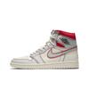 Мужские кроссовки Air 1 Retro High OG Phantom White Sail Black-Phantom-University-Red 555088-160