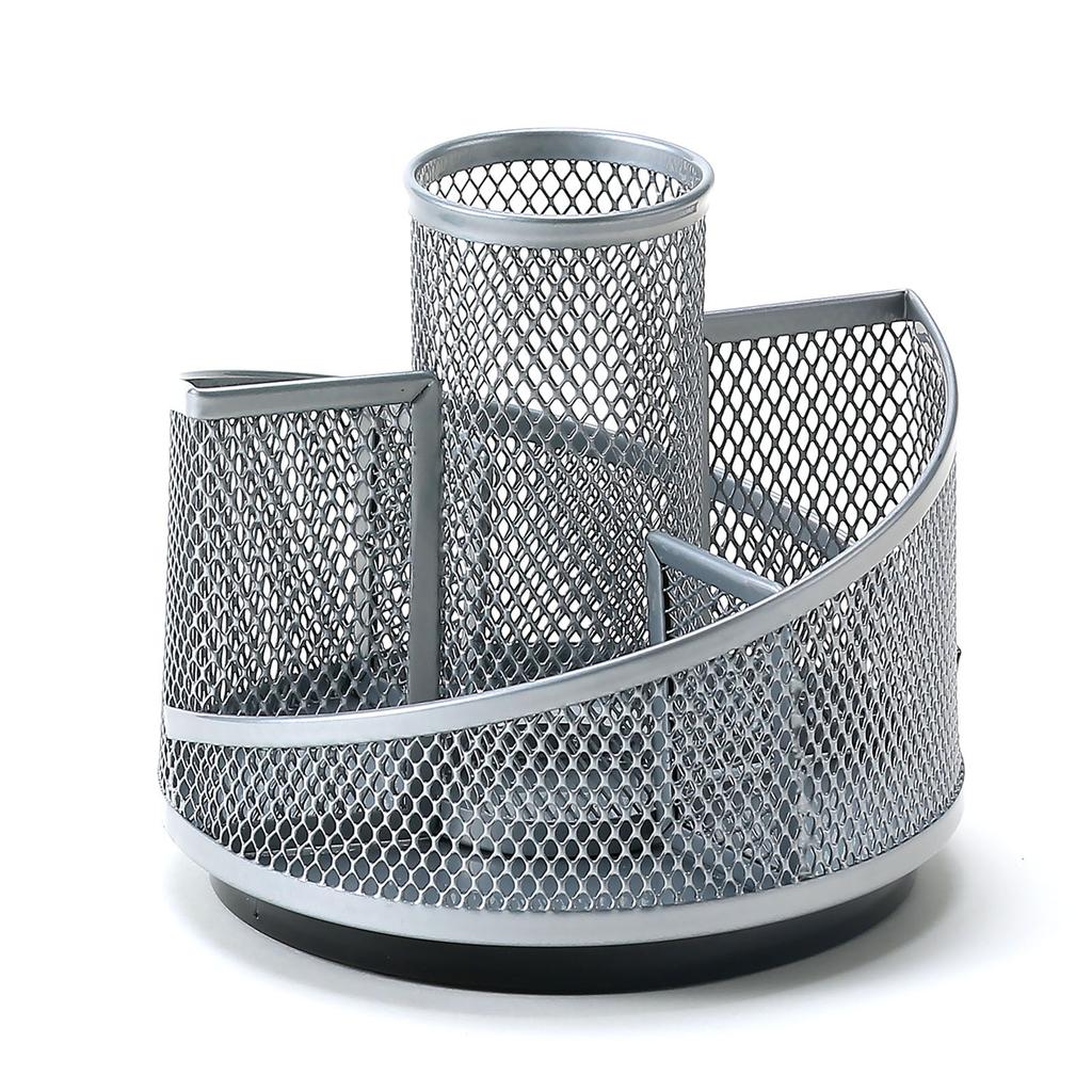 Многофункциональный настольный органайзер для ручек с 5 отделениями, вращающийся держатель для карандашей для стола