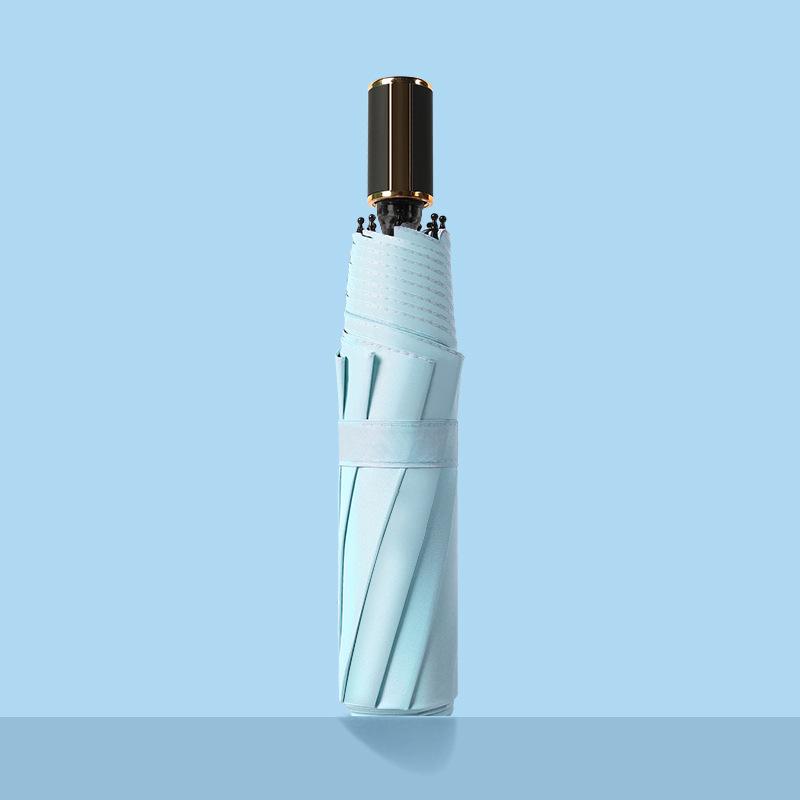 Роскошный полностью автоматический складной зонт для женщин и мужчин — солнцезащитный, защитный и рекламный зонт для бизнеса.