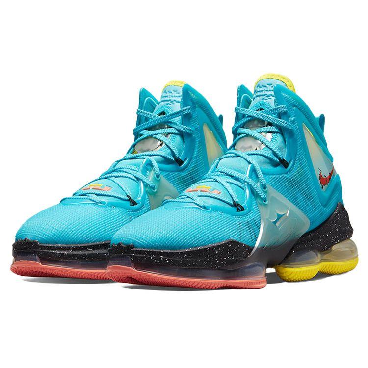 Nike Мужские кроссовки LeBron 19 Christmas Blue Polarized-Blue Crimson-Bliss DC9338-400