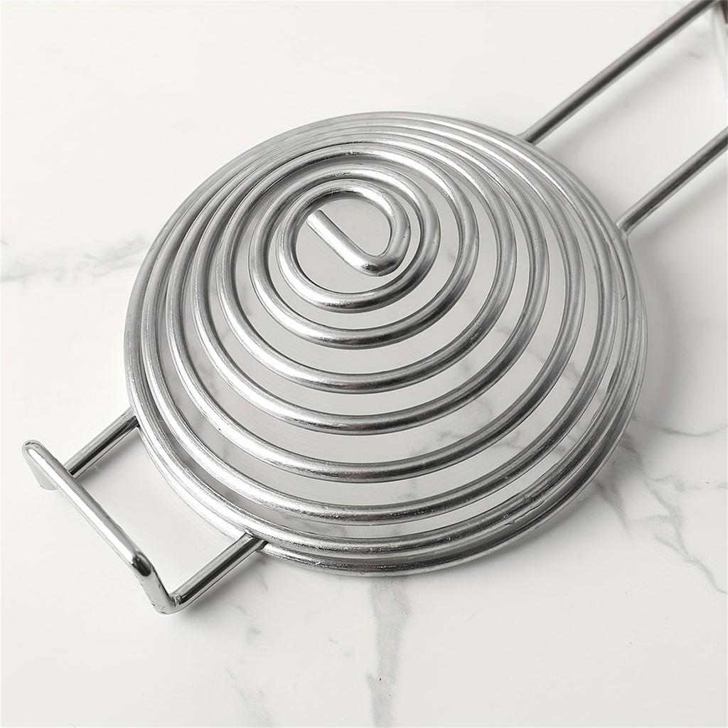 Stainless Steel Egg Colander Egg Separator Kitchen Baking Egg Beater Filter Colander Tool