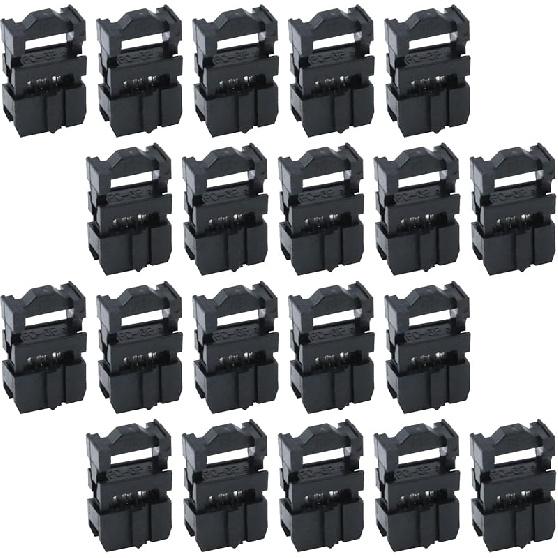 Antrader FC-10P IDC 2.54mm Pitch Connector Female Header JTAG ISP Socket 50-Pack