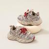 Girls' Sports Shoes Autumn and Winter 2025 New Velvet Children's Shoes Dad Shoes Casual Girls Two Cotton Shoes Winter