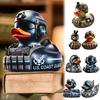 Duck Statue Gothic Sculpture Punk Animal Figurine Resin Desk Decoration Collectible Figurines Satan Duck Tabletop Ornaments