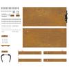 Garden Gate 100x100 cm Corten Steel