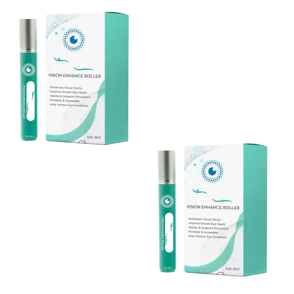 Ролик Enhance для женщин и мужчин, ролик для массажа глаз снимает усталость и сухость глаз, ролик для глаз от опухших глаз улучшает и обеспечивает комфорт для глаз 8 мл