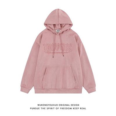 Женский ретро худи оверсайз с принтом букв для весны и осени