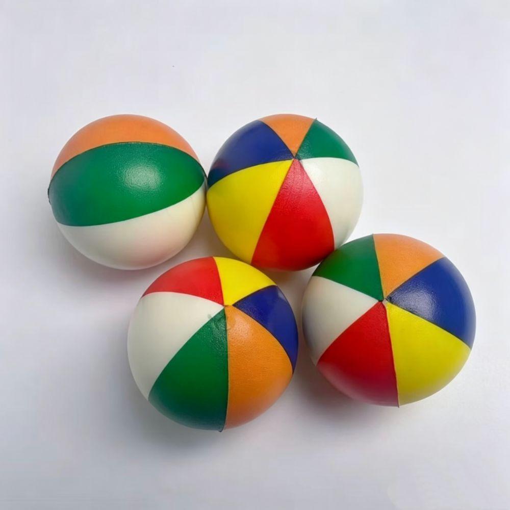PU Foam Soft Balls Toy Wrist Sports Squishy Beach Ball Boys Girls PU Sponge Ball Kids Adult