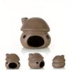 1PC Ceramic Aquarium Decoration Fish Shrimps Shelter House Pottery Scorpion House Canister Simulation Stone Fish Tank Decor