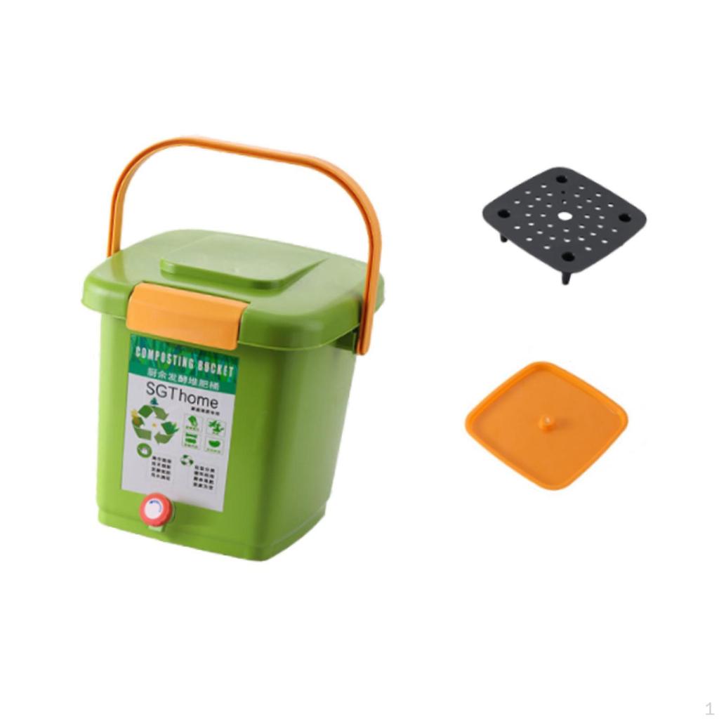 Компостный ящик для двора, переносной контейнер для компостирования, ведро для домашнего двора, сада, фермы
