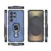 Для Samsung Galaxy S25 Ultra Чехол для телефона WANLONFENG PC TPU Задняя крышка Подставка с Закаленным стеклом