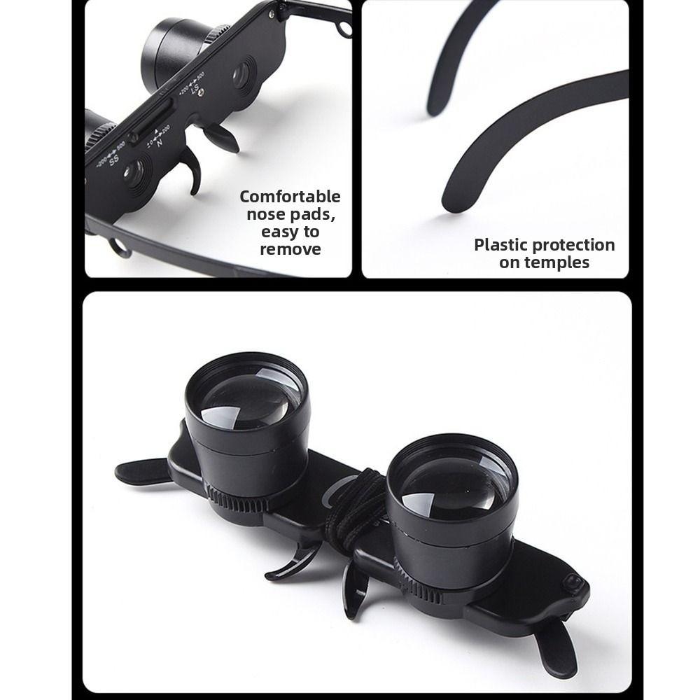 Рыболовные бинокли с 3-кратным увеличением, бинокли высокой четкости, крепящиеся на голову, для пеших прогулок