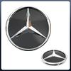 For Mercedes Benz  Front Grill Mirror Emblem 3D Star Chrome Logo X253 W166 C292 X166 2016-2019