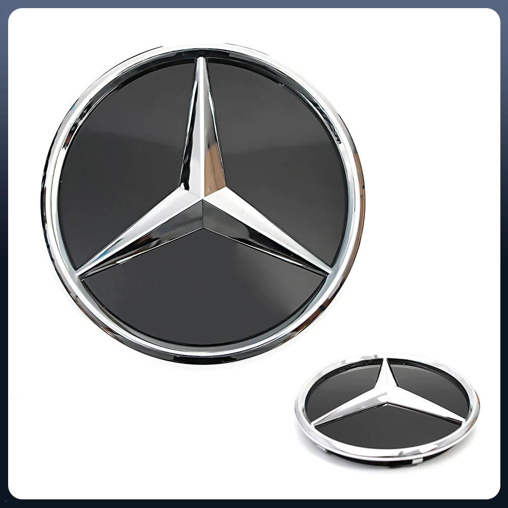 For Mercedes Benz Front Grill Mirror Emblem 3D Star Chrome Logo X253 W166 C292 X166 2016-2019