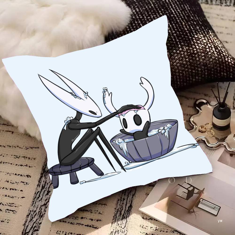 The HHollow KKnight Adventure Game Pillow Case Fashion Square Pillowcase Bedroom Sofa Room Ins Decoration Leisure
