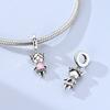 Original 925 Sterling Silver Bead Charms Girl Boy Pendant Fit Original Bracelet Necklace For Women DIY Accessories Jewelry Gift