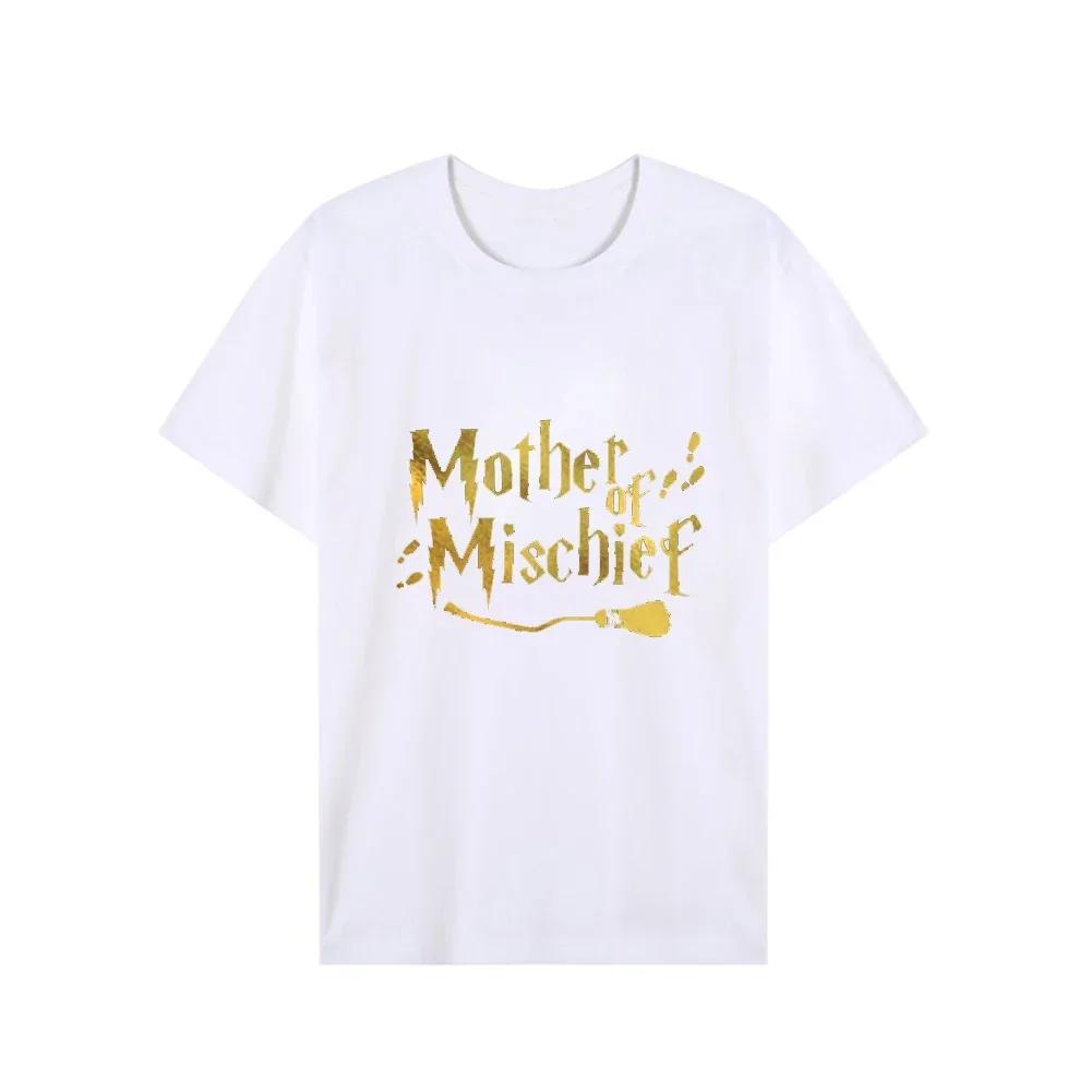 Casual Short Sleeve Tops for Women T Shirt Lady Fashion Summer Funny Witch Themed Hen Party Women Tshirts Team Bride Tee