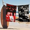 Звезда-вокалист Depeche Mode Микрофибра Пляжное полотенце Впитывающее Быстросохнущее Мягкое Йога Плавание Курорт Альпинизм Полотенце