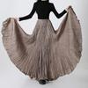 Women Maxi Skirt Elastic High Waist Super Large Pendulum Design Long Skirt Pleated Dance Skirt Party Wear