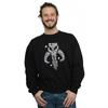 Star Wars Mens The Mandalorian Blaster Skull Sweatshirt