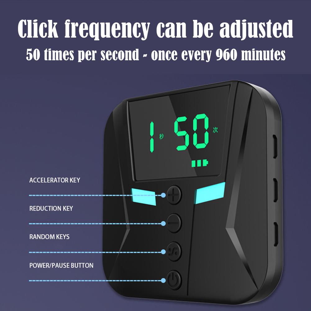 Mobile Phone Automatic Screen Clicker, Smart Auto-Click Device for Screen Tapping, Live Streaming Liking/Platform Clicking