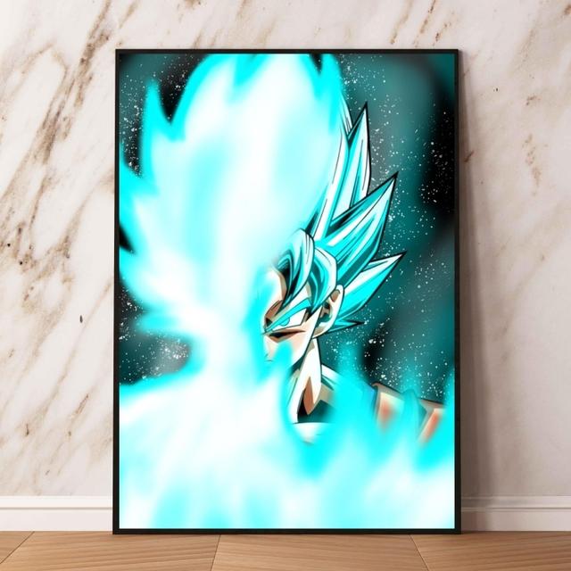 Canvas Art Painting Dragon Ball Wukong Wall Decoration Modern Living Room Cartoon Character Picture Poster