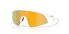 Oakley Солнцезащитные очки Resistor Sweep Матовый белый Prizm 24K 90151128 0OJ9015, 128 мм, Золотой,