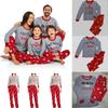 Soft And Comfy Christmas Family Pajamas With Long Sleeves And Cheerful Xmas Tree Designs