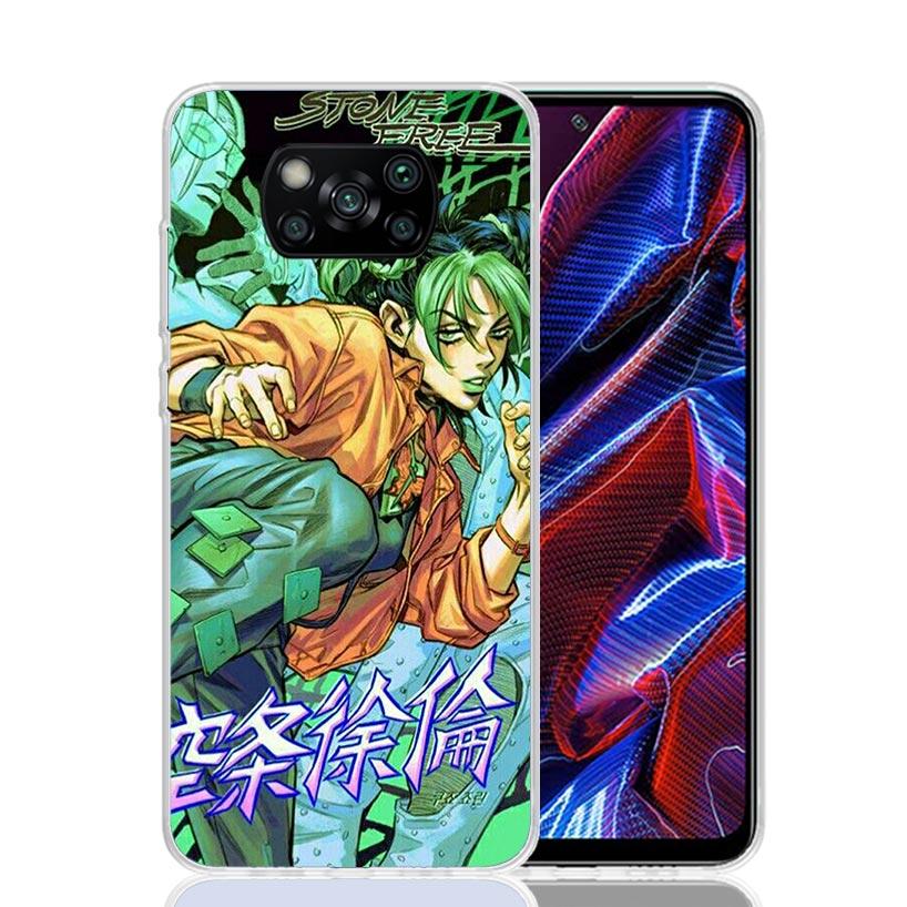 Чехол для телефона JoJo's Bizarre Adventure Джолин Куджо Для Xiaomi Poco X7 X6 X5 Pro F7 Ultra Redmi 15C 15 13 13C 12 12C 10 10A 10C 9 9A