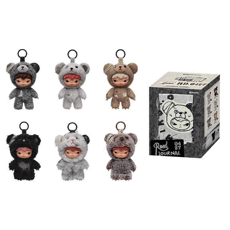 POP MART Hirono Highway Log Hirono Mystery Boxes Одна Mystery Box/Полная коробка 6 шт. PPMT-2512-0027