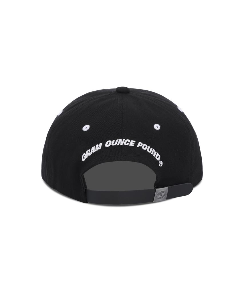 GRAM OUNCE POUND Кепка с 5 панелями, аппликация из войлока Gop_Черный